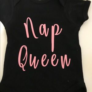 Custom made onesies New Girls “Nap Queen”
